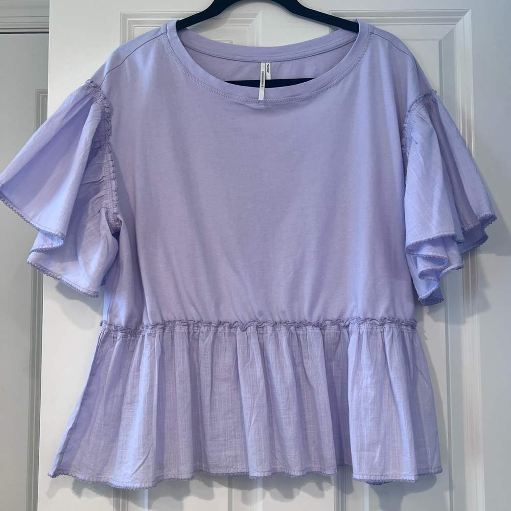 By Anthropologie Babydoll Top